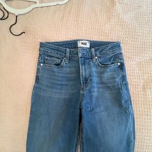 PAIGE Women's High Rise Light Blue Jeans